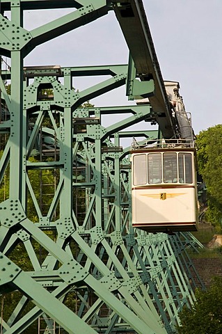 Loschwitz Bergschwebebahn aerial tramway, Dresden, Saxony, Germany