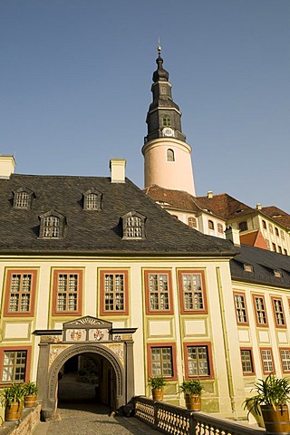 Schloss Weesenstein castle, Dresden, Saxony, Germany