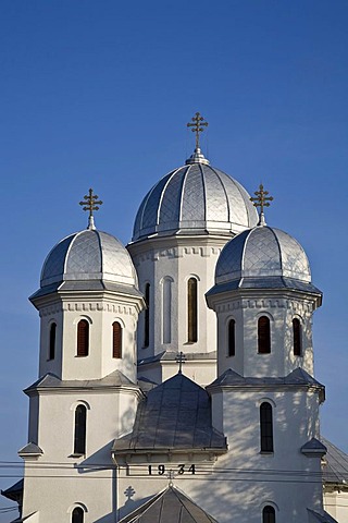 Romanian orthodox church, cupola, Huedin, Cluj, Transylvania, Romania, Europe