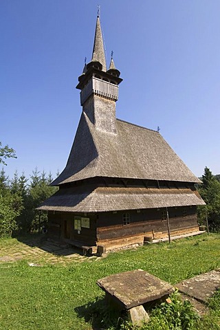 Wood Church of Saint Nicholas, Unesco World Heritage Site, Budesti, Maramures, Romania