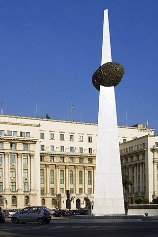 Senate and Revolution Plaza, Bucharest, Rumania