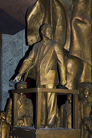 State Historical Museum, former Lenin Museum, Lenin during the civil war at the beginning of the 1920s, Bishkek, Kyrgystan