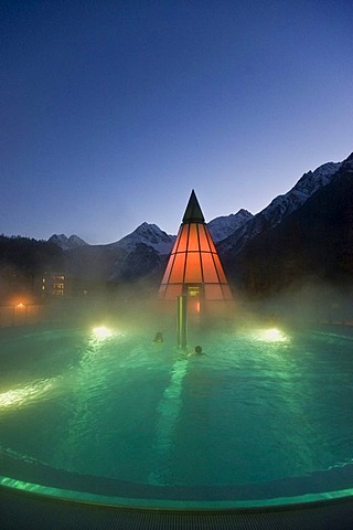 Spa, Aquadome, Laengenfeld, Oetztal Valley, Tyrol, Austria, Europe