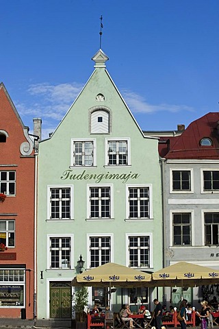 Hanse Houses, Townhall Sqaure, Raekoja, Tallinn, Estonia, Baltic States, PublicGround