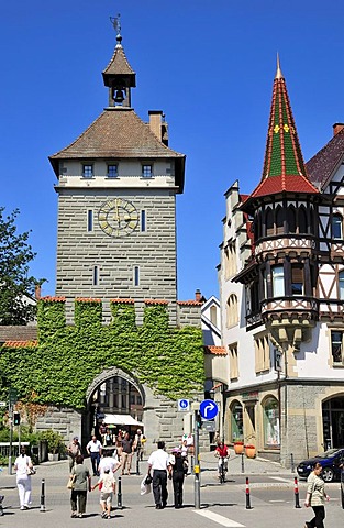 Schnetztor Gate in Constance, Baden-Wuerttemberg, Germany, Europe