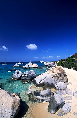 The Baths, a rock formation on Virgin Gorda Island, British Virgin Islands, Caribbean