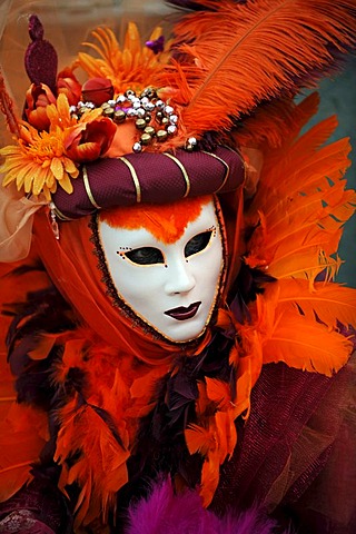 Person in venetian costume