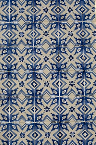 Ceramic tile structure of a typical facade at Ribeira Quay, Porto, UNESCO World Cultural Heritage Site, Portugal, Europe