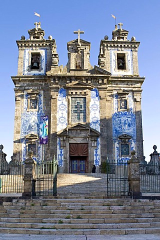 Igreja de Santo Ildefonso Church, Parca da Batalha, Porto, UNESCO World Heritage Site, Portugal, Europe