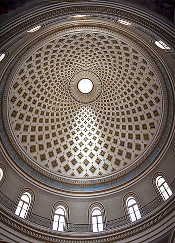 Dome of Mosta Dome, or Rotunda of Santa Marija Assunta, Mosta, Malta, Europe