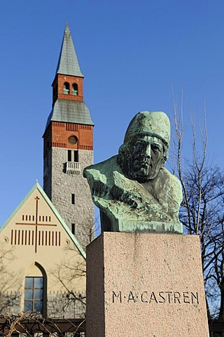 Bust of M.A. Castren, National Museum, Helsinki, Finland, Europe