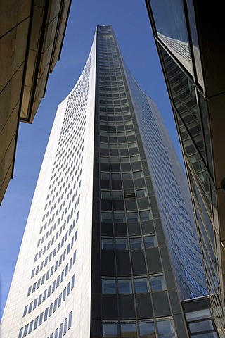 City-Hochhaus high-rise building, Augustusplatz, Leipzig, Saxony, Germany, Europe