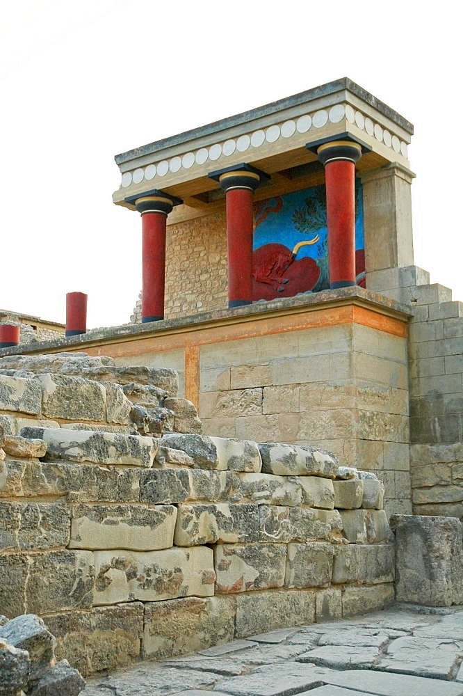 Archaeological site of Knossos, Crete, Greece, Europe