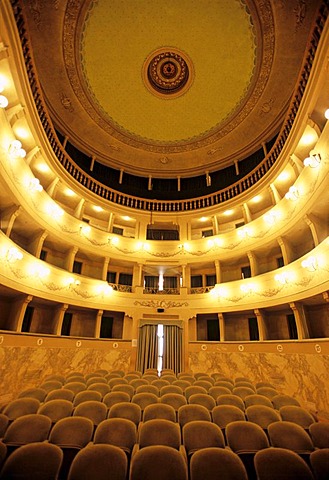 Theatre Teatro dei Vigilanti, Portoferraio, Elba Island, Livorno Province, Tuscany, Italy, Europe