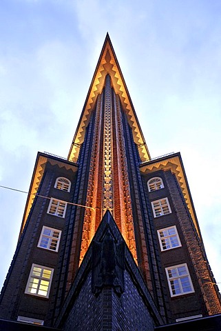 Chilehaus building, Hamburg, Germany, Europe