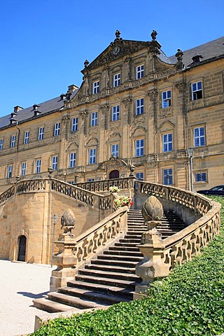 Banz benedictine monastery near Bad Staffelstein, Lichtenfels region, Upper Franconia, Bavaria, Germany, Europe