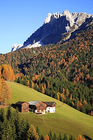 Passo delle Erbe, mountain pass at Funes Valley, Bolzano-Bozen, Italy, Europe