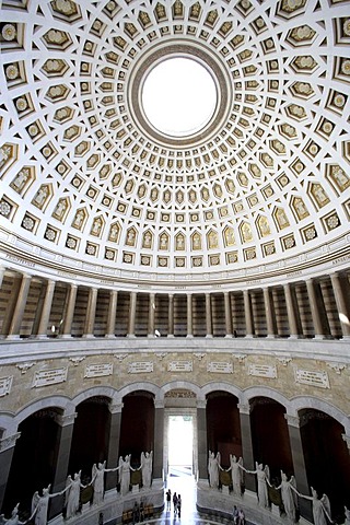 Dome in the Befreiungshalle, Liberation Hall, Kelheim, Bavaria, Germany, Europe