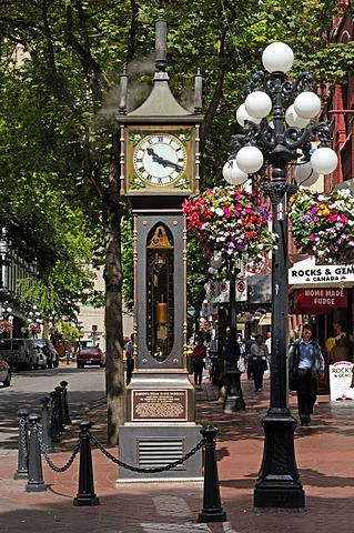 Vancouver Steam Clock in Gastown, Vancouver, Canada