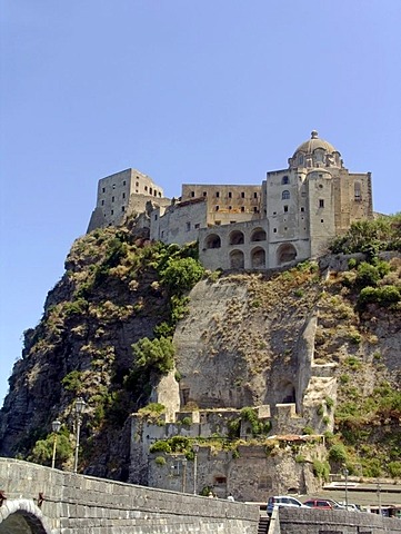 Castello Aragonese Ischia Ponte Ischia Bay of Naples Italy