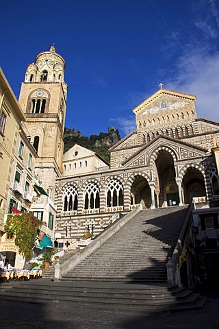 The Cathedral Duomo of Amalfi, Sant'Andrea, Costiera Amalfitana, Amalfi Coast, UNESCO World Heritage Site, Campania, Italy, Europe