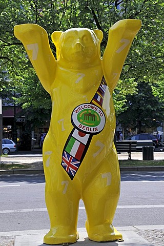 Buddy Bear, WELCOME TO BERLIN, United Buddy Bears, Berlin, Germany, Europe