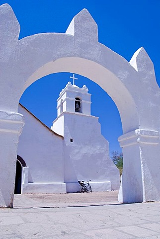 Iglesia de San Pedro church, San Pedro de Atacama, Chile, South America