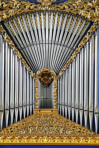 Organ in the cathedral church in Innsbruck