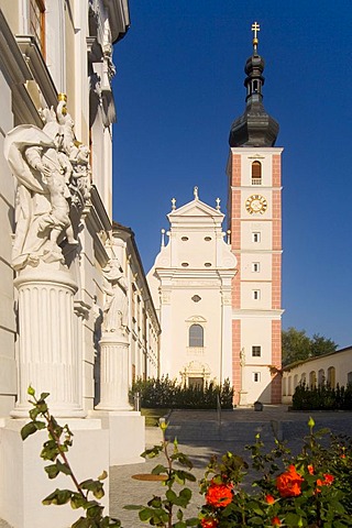 Convent Geras in Geras, Waldviertel Region, Lower Austria, Austria