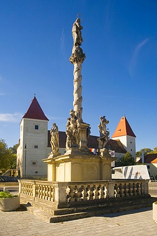 Renaissance castle Orth at the Danube, Lower Austria, Austria