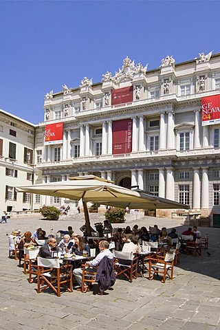 Genoa Genova Liguria Italy Piazza Metteotti Palazzo Ducale