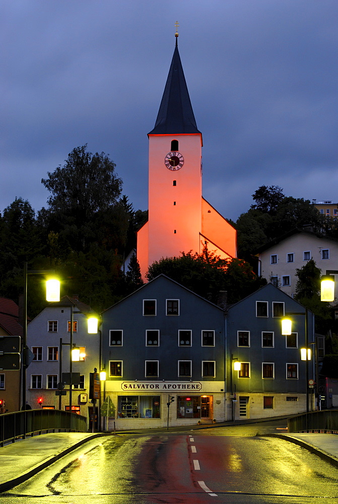 Parish church St Bartholome Passau district Ilzstadt Lower Bavaria Germany