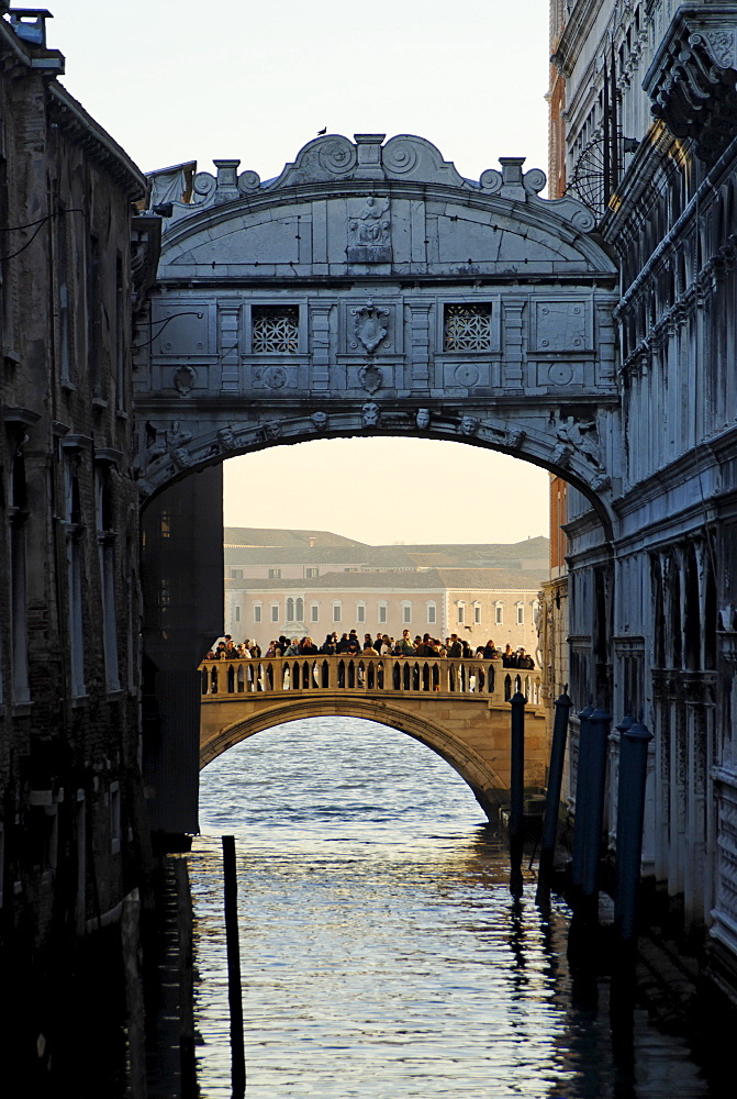 Ponte dei Spospiri bridge of sighs Venice Venezia Italy