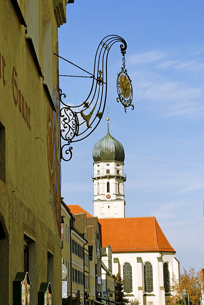 Schongau Upper Bavaria Germany parish church Assumption of Mary