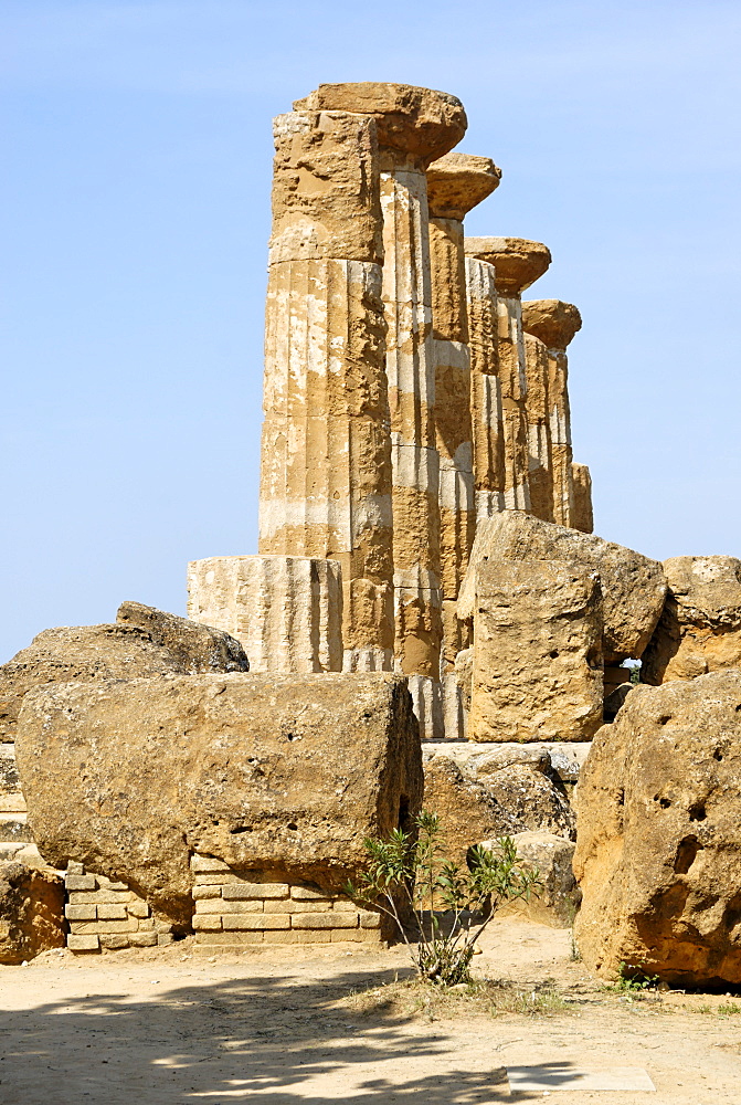 Temple of Hercules Agrigento Sicily Italy