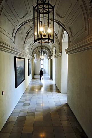 Hallway, Residenz, Munich, Bavaria, Germany