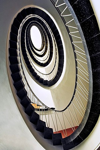 Stairs in the country court, Munich, Bavaria, Germany