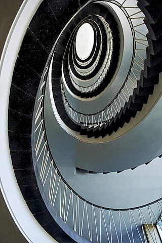 Stairs in the country court, Munich, Bavaria, Germany