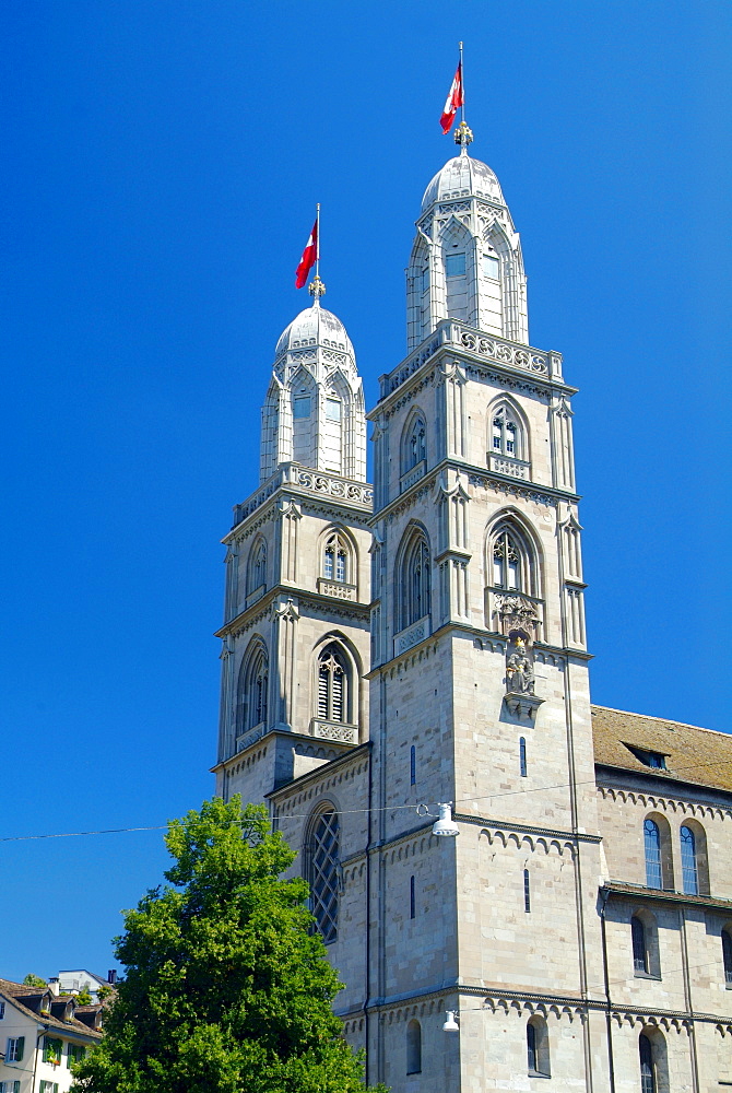 Grossmuenster in Zurich, Switzerland