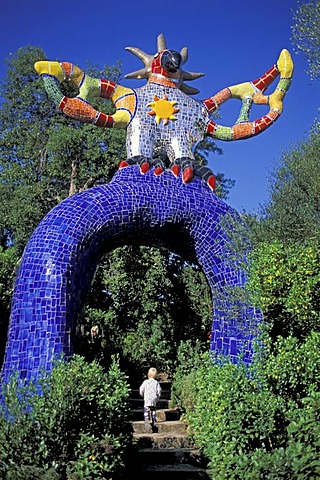 The Tarot Garden of Niki de Saint-Phalle Capalbio Provincia de Grossetto Tuscany Italy