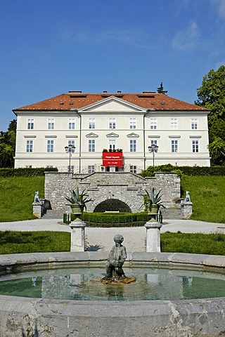 Tivoli castle, international graphic art centre, Ljubljana, Slovenia