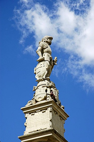 Roland statue, Main square, Hlavne namestie, Bratislava, Slovakia