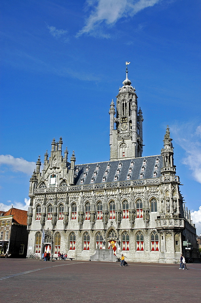 Town hall Stadthuis Middelburg Zeeland Holland the Netherlands