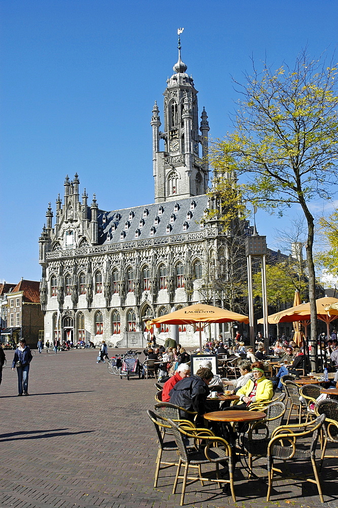 Town hall Stadthuis Middelburg Zeeland Holland the Netherlands