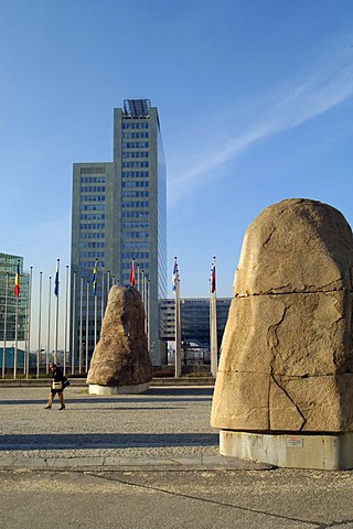 Place in front of the Austria Center behind the Ares Tower Donau City Vienna Austria