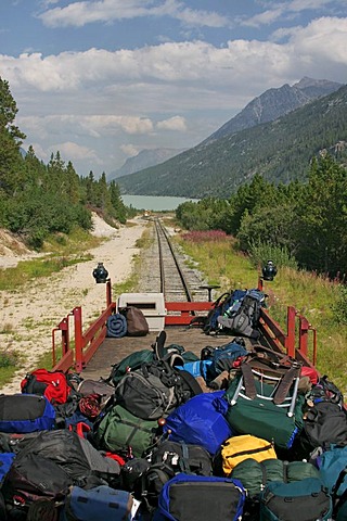 The train from Bennett to Skagway Chilkoot Trail British Columbia Canada