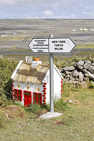 Funny signs, Inis Mor, Aran Islands, Ireland