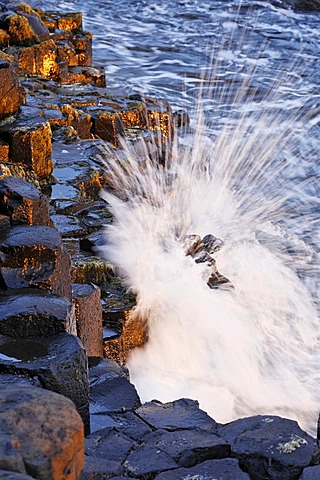 Basalt columns of the GiantÂ¥s Causeway, Londonderry, North Ireland