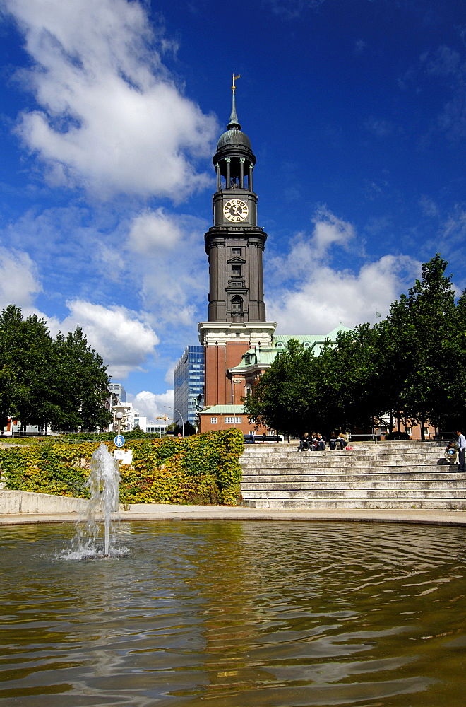 St. Michaelis church in Hamburg, Germany