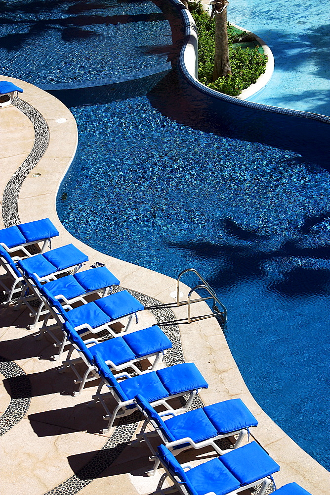 Pool in Los Cabos, Baja California Sur, Mexico, America